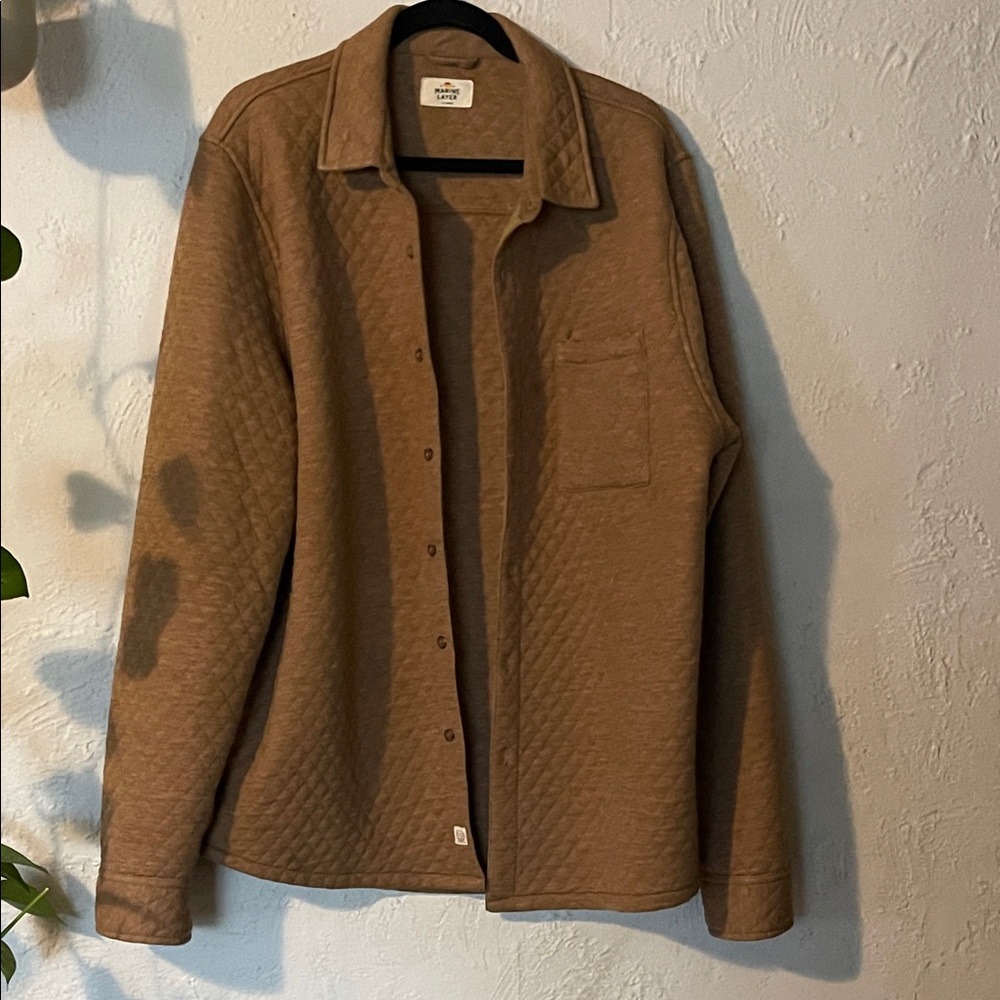 Marine Layer  Quilted Shirt Jacket